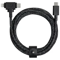 Native Union Belt 1.8m (5 ft.) USB-C to USB-C/Lightning Cable - Cosmos Black