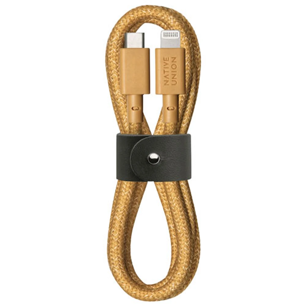 Native Union Belt 1.2m (4 ft.) USB-C to Lightning Cable - Kraft