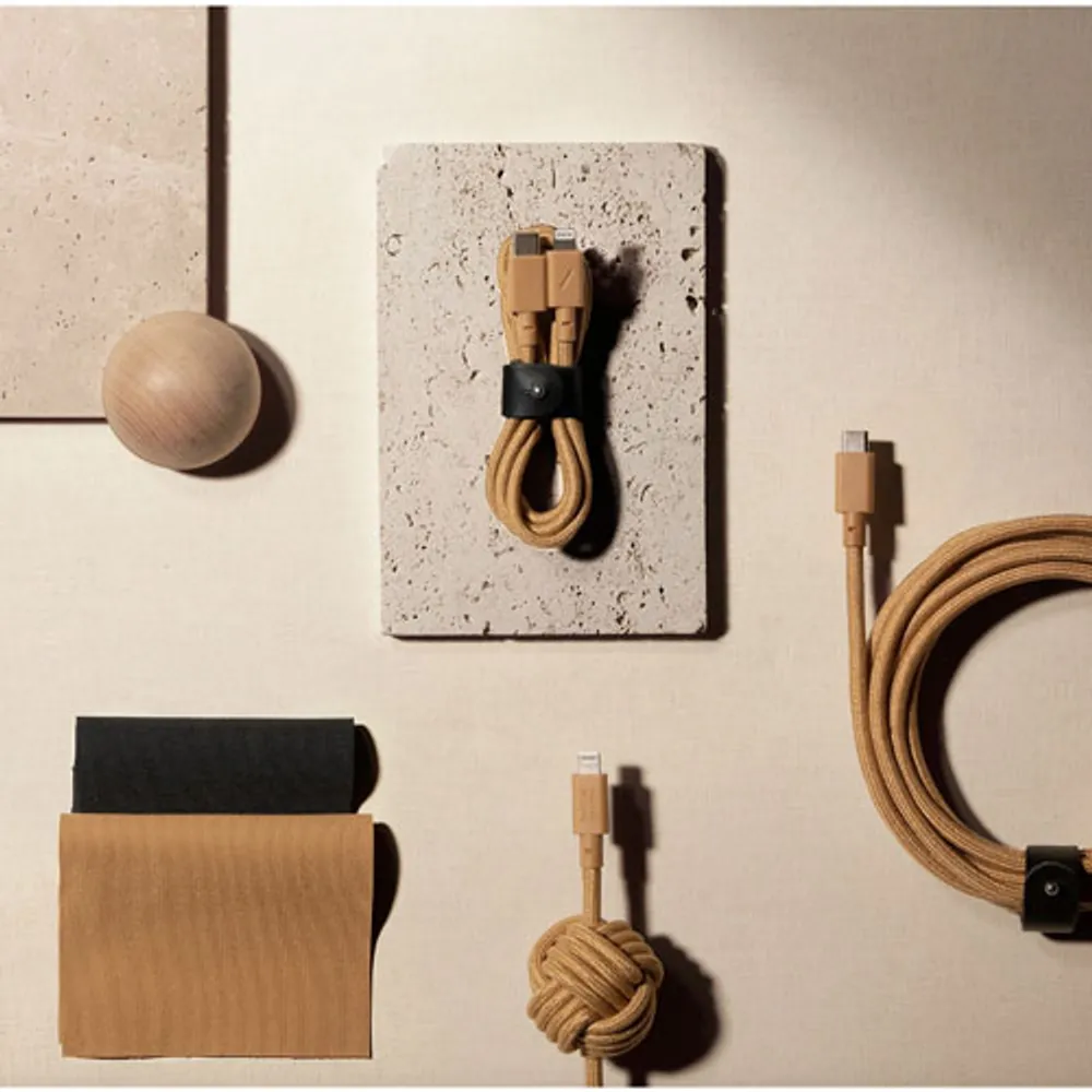 Native Union Belt 1.2m (4 ft.) USB-C to Lightning Cable - Kraft