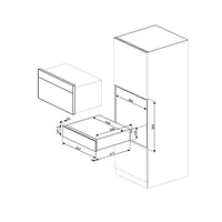 Tiroir chauffe-plats de 0,7 pi³ et 24 po de Smeg (CPRU315X) - Acier inoxydable