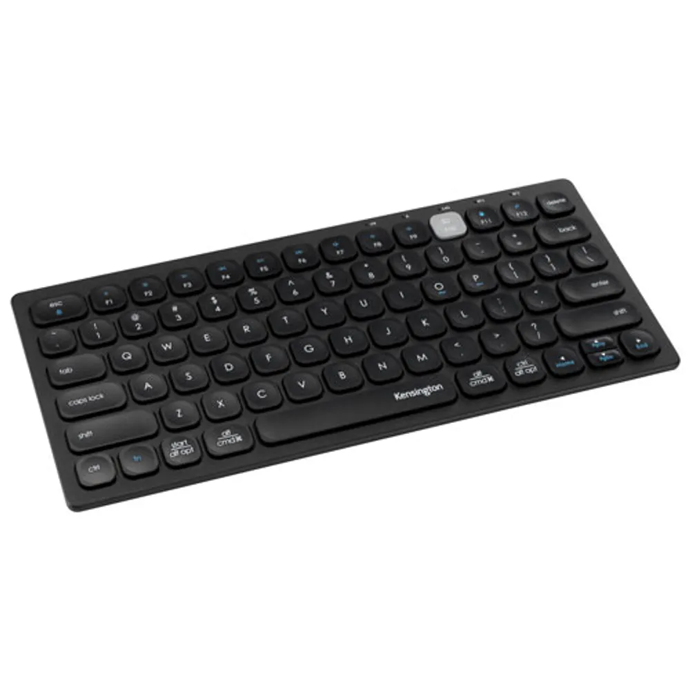 Kensington Dual Wireless Bluetooth Compact Keyboard - Black - English