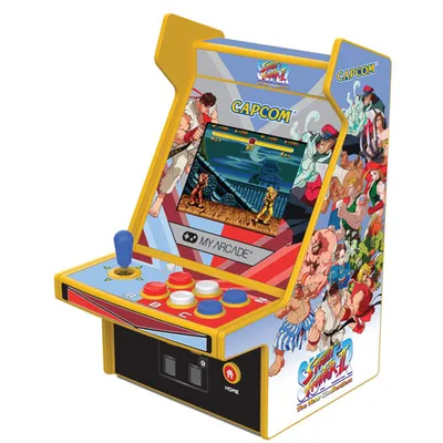 dreamGEAR My Arcade Super Street Fighter II Micro Player Pro 6.75" Mini Arcade Machine - Orange