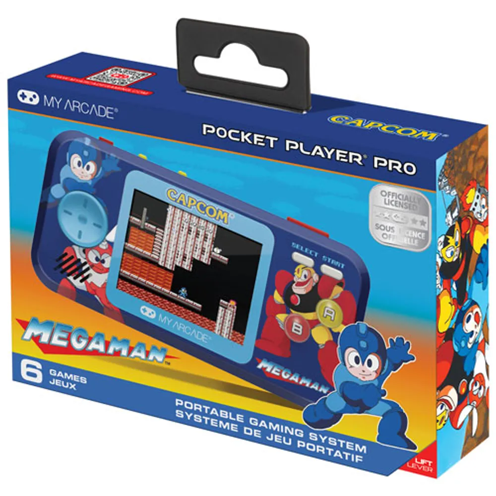 dreamGEAR My Arcade Mega Man 6-in-1 Pocket Player Pro Gaming System