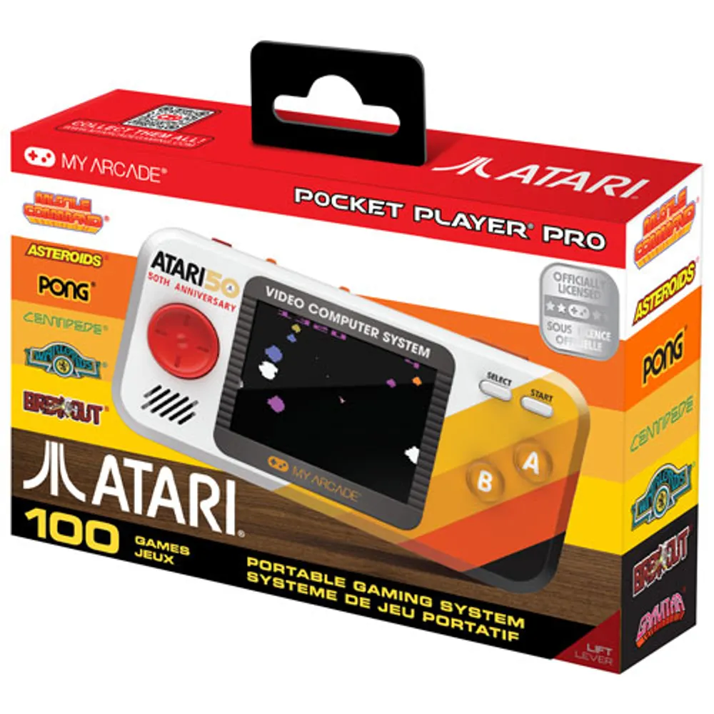 UNI Atari Portable Gaming System with 100 Games