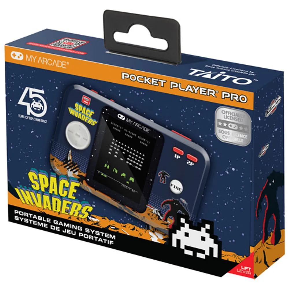 dreamGEAR Uni Pocket Player Space Invaders Portable Gaming System