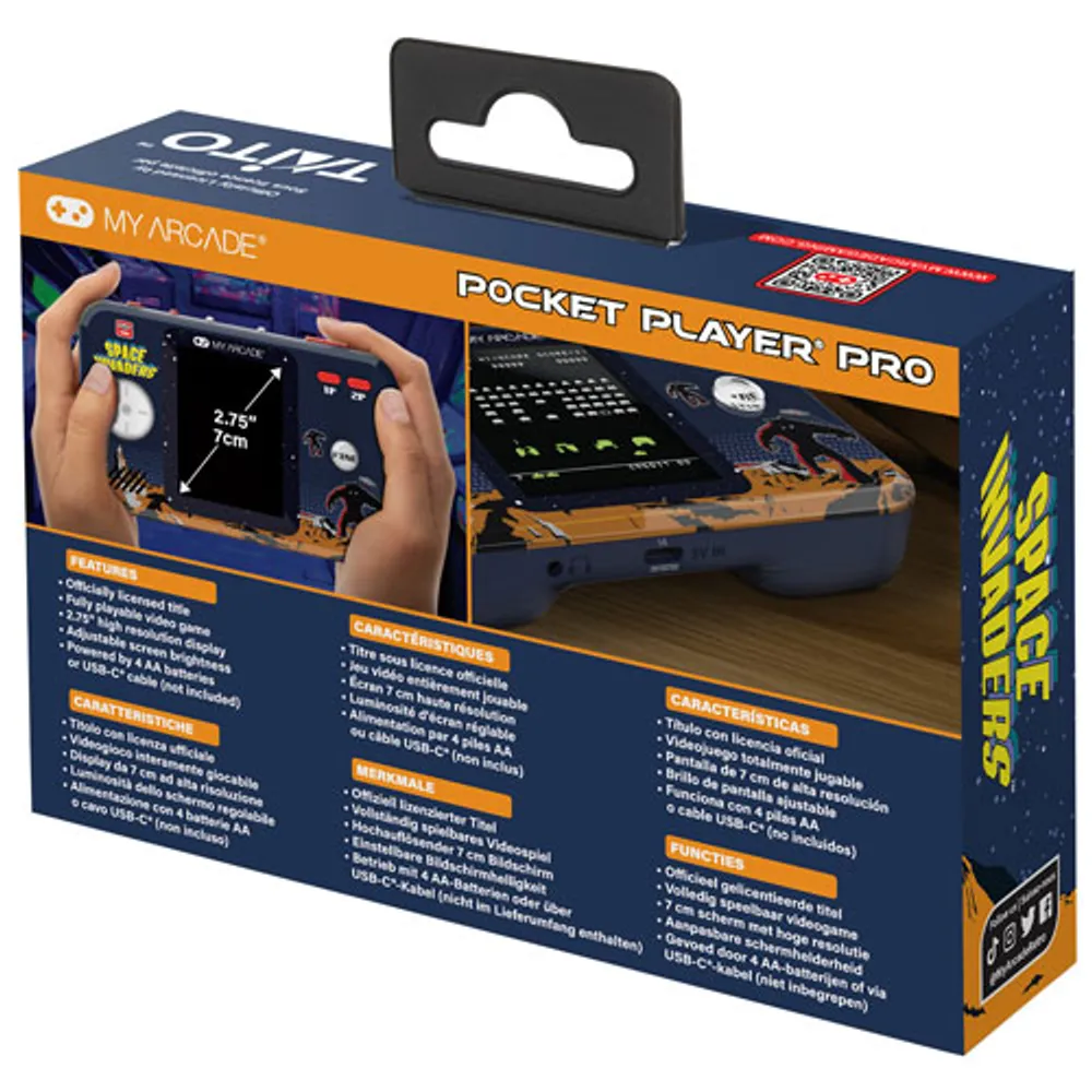 dreamGEAR Uni Pocket Player Space Invaders Portable Gaming System