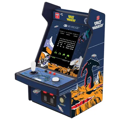 dreamGEAR My Arcade Space Invaders Micro Player Pro 6.75" Mini Arcade Machine
