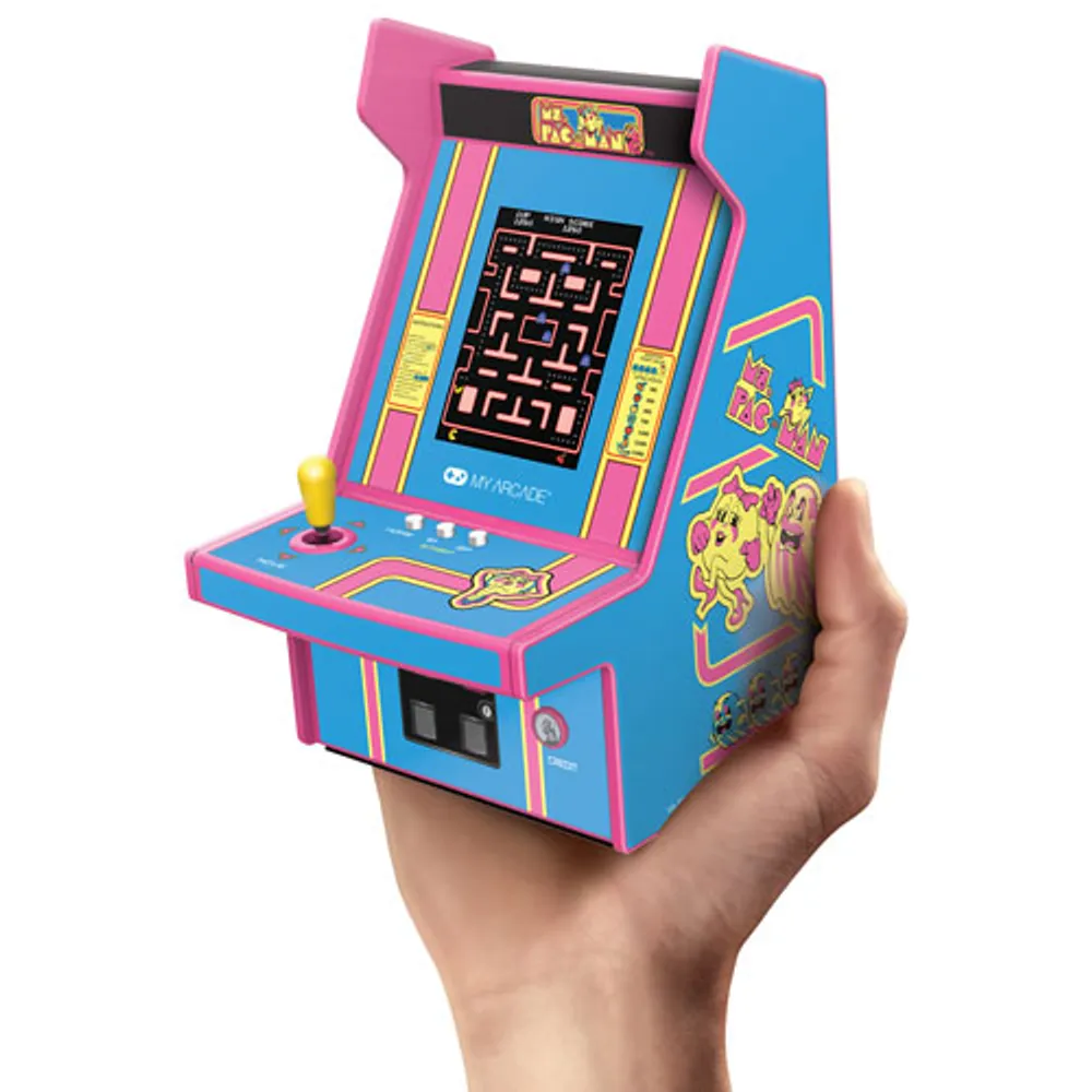dreamGEAR My Arcade Ms.Pac-Man Micro Player Pro 6.75" Mini Arcade Machine