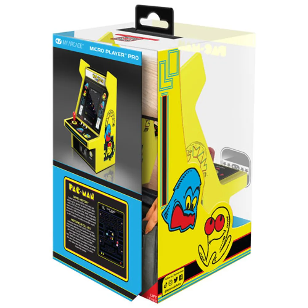 dreamGEAR My Arcade Pac-Man Micro Player Pro 6.75" Mini Arcade Machine