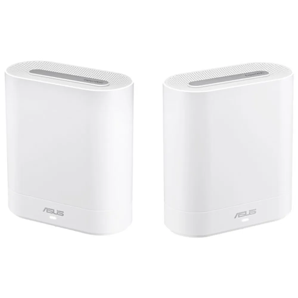 Système Wi-Fi 6 maillé de maison intégrale ExpertWiFi d'ASUS - Ensemble de 2 - Blanc