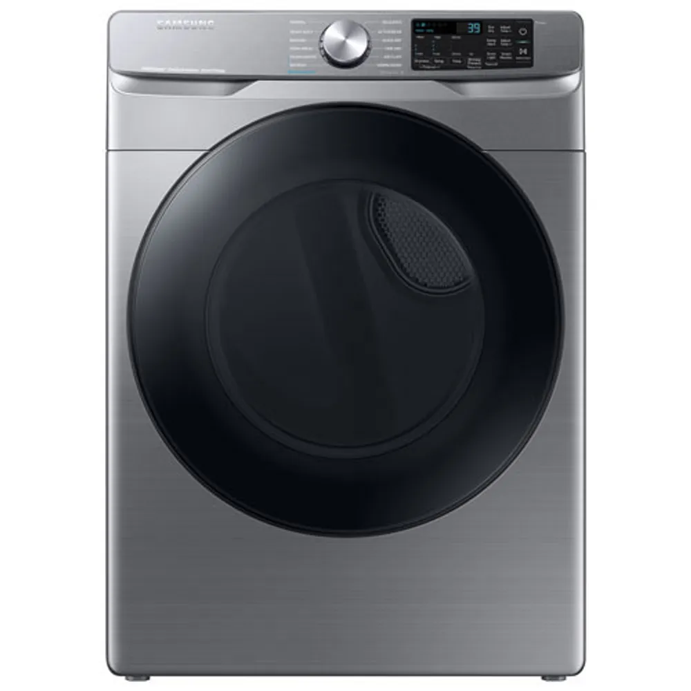 Open Box - Samsung 7.5 Cu. Ft. Gas Steam Dryer (DVG45B6305P/AC) - Platinum - Perfect Condition