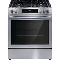 Open Box - Frigidaire 30" 5.1 Cu. Ft. 5-Burner Freestanding Gas Range (FCFG3083AS) - Stainless Steel - Perfect Condition