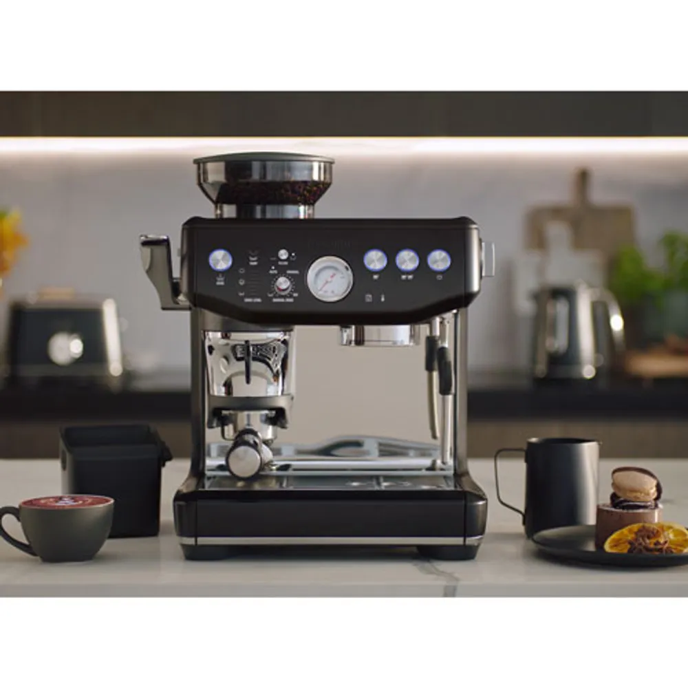 Breville Barista Express Impress Espresso Machine with Frother & Coffee Grinder