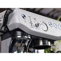 Breville Barista Express Impress Espresso Machine with Frother & Coffee Grinder - Sea Salt