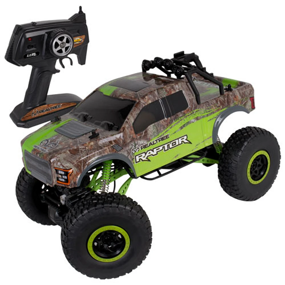 NKOK X-Treme Realtree Ford F-150 Raptor RC Rock Crawler 1/10 Scale (80943) - Green/Brown