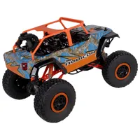 NKOK X-Treme Realtree Jeep Wrangler RC Rock Crawler 1/10 Scale (80944) - Blue/Orange