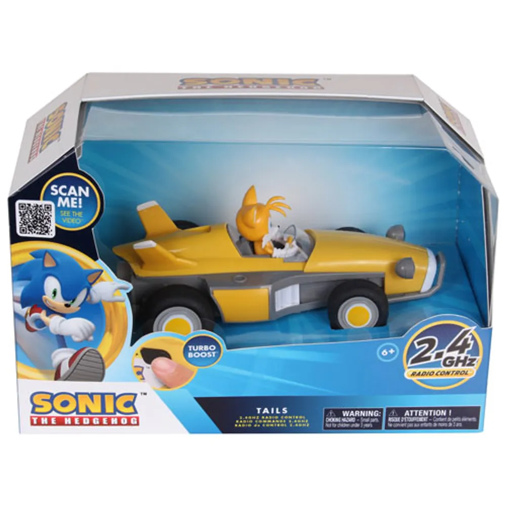 NKOK Sonic The Hedgehog 2 Tails RC Car (603) - Yellow/Grey