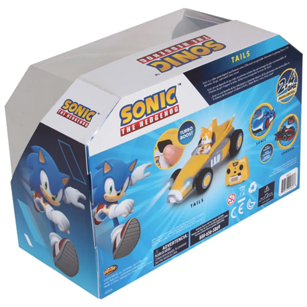 NKOK Sonic The Hedgehog 2 Tails RC Car (603) - Yellow/Grey