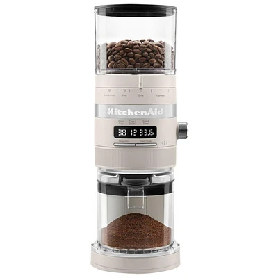 KitchenAid Burr Coffee Grinder - White Milkshake