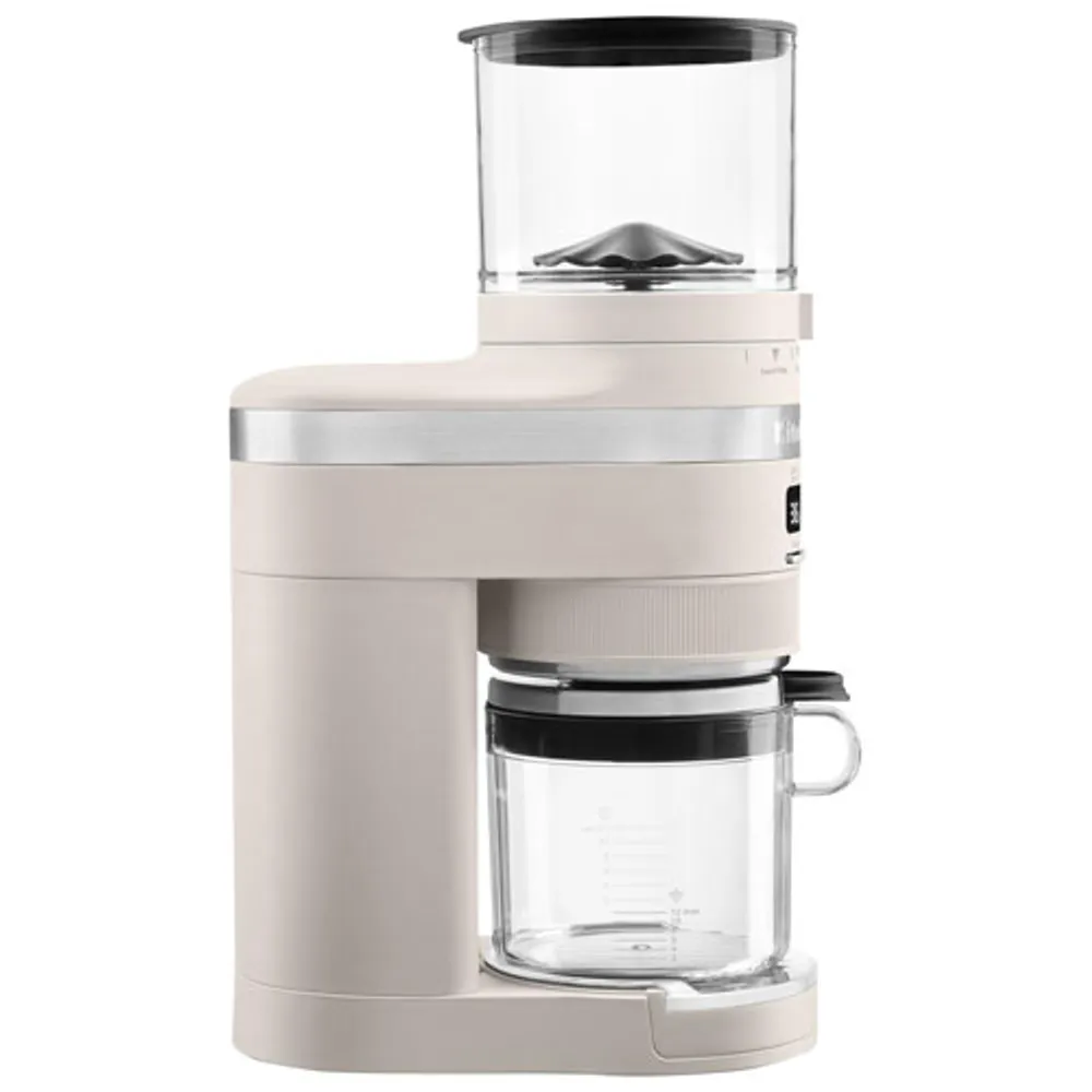 KitchenAid Burr Coffee Grinder - White Milkshake