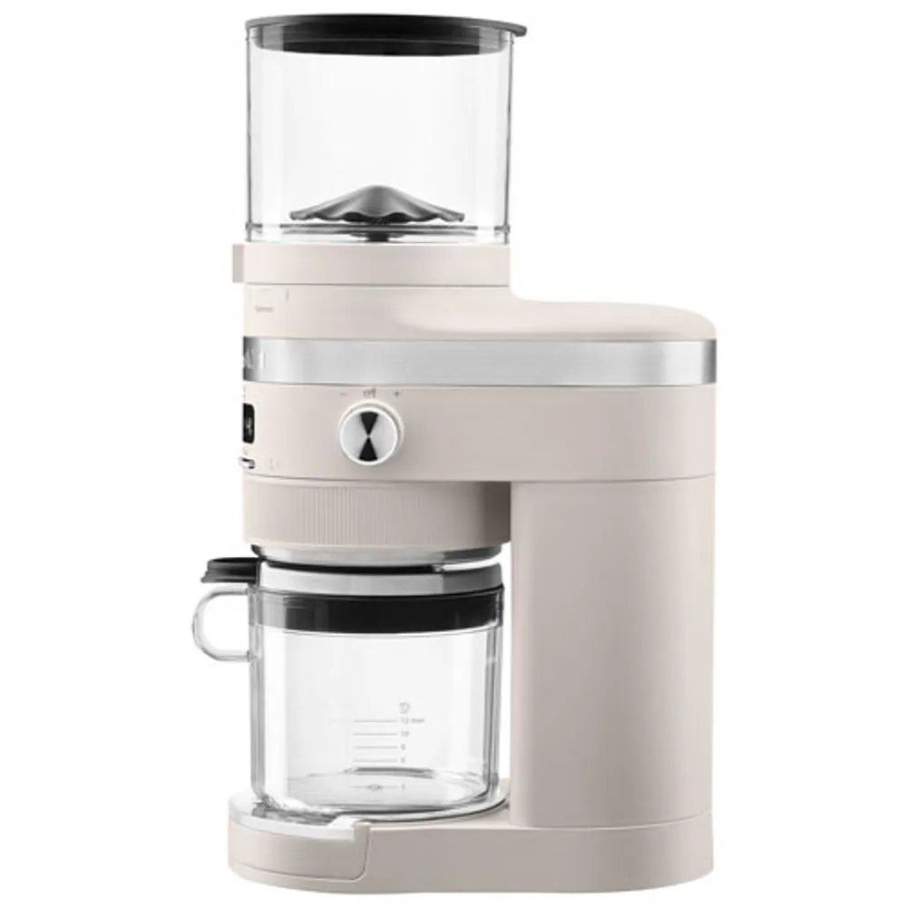 KitchenAid Burr Coffee Grinder - White Milkshake