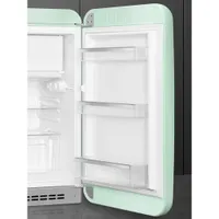 Smeg Retro 22" 3.9 Cu. Ft. Top Freezer Refrigerator (FAB10URPG3) - Pastel Green