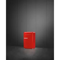 Smeg Retro 22" 3.9 Cu. Ft. Top Freezer Refrigerator (FAB10URRD3) - Red