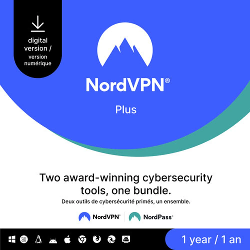 NordVPN Plus (PC/Mac) - 10 Devices