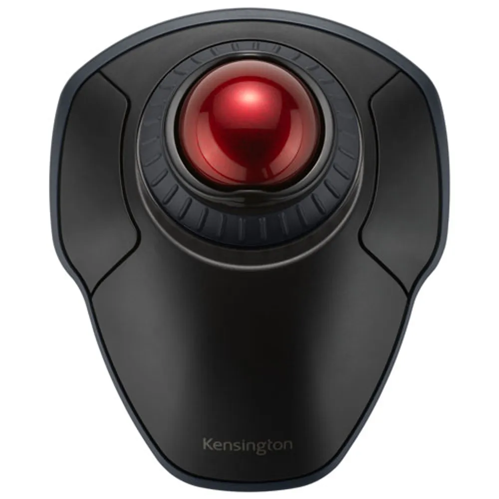 Kensington Orbit 1600 DPI Wireless Optical Trackball Mouse - Black