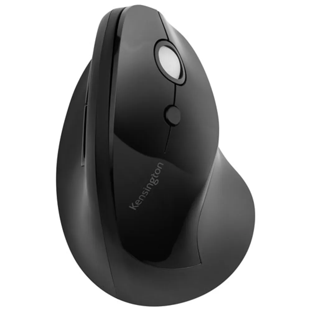 Kensington Pro Fit Ergo Vertical 1600 DPI Wireless Optical Mouse - Black