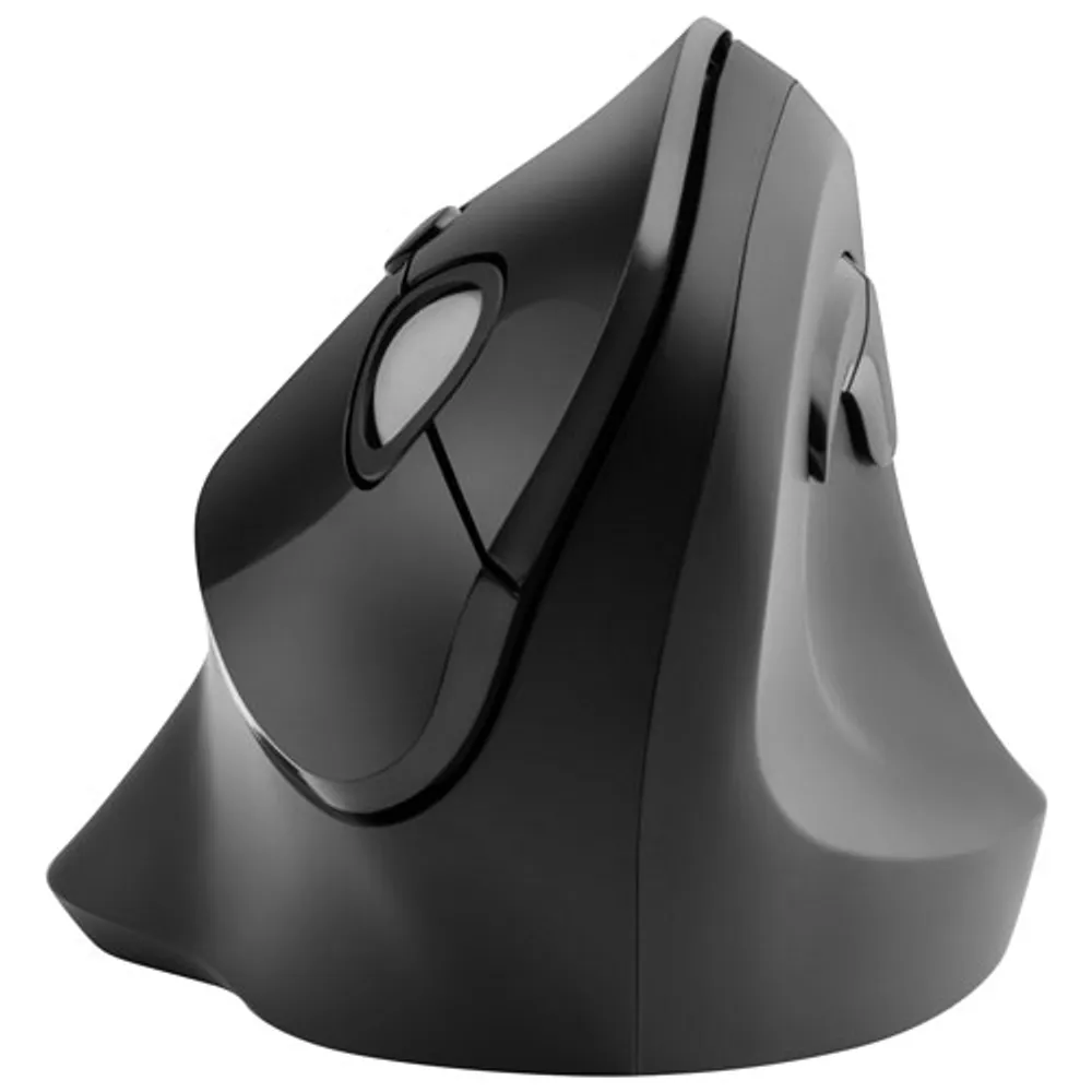 Kensington Pro Fit Ergo Vertical 1600 DPI Wireless Optical Mouse - Black