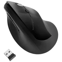 Kensington Pro Fit Ergo Vertical 1600 DPI Wireless Optical Mouse - Black