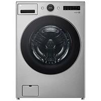 Open Box - LG 5.2 Cu Ft High Efficiency Front Load Steam Washer (WM5500HVA) -Graphite Steel -Scratch & Dent