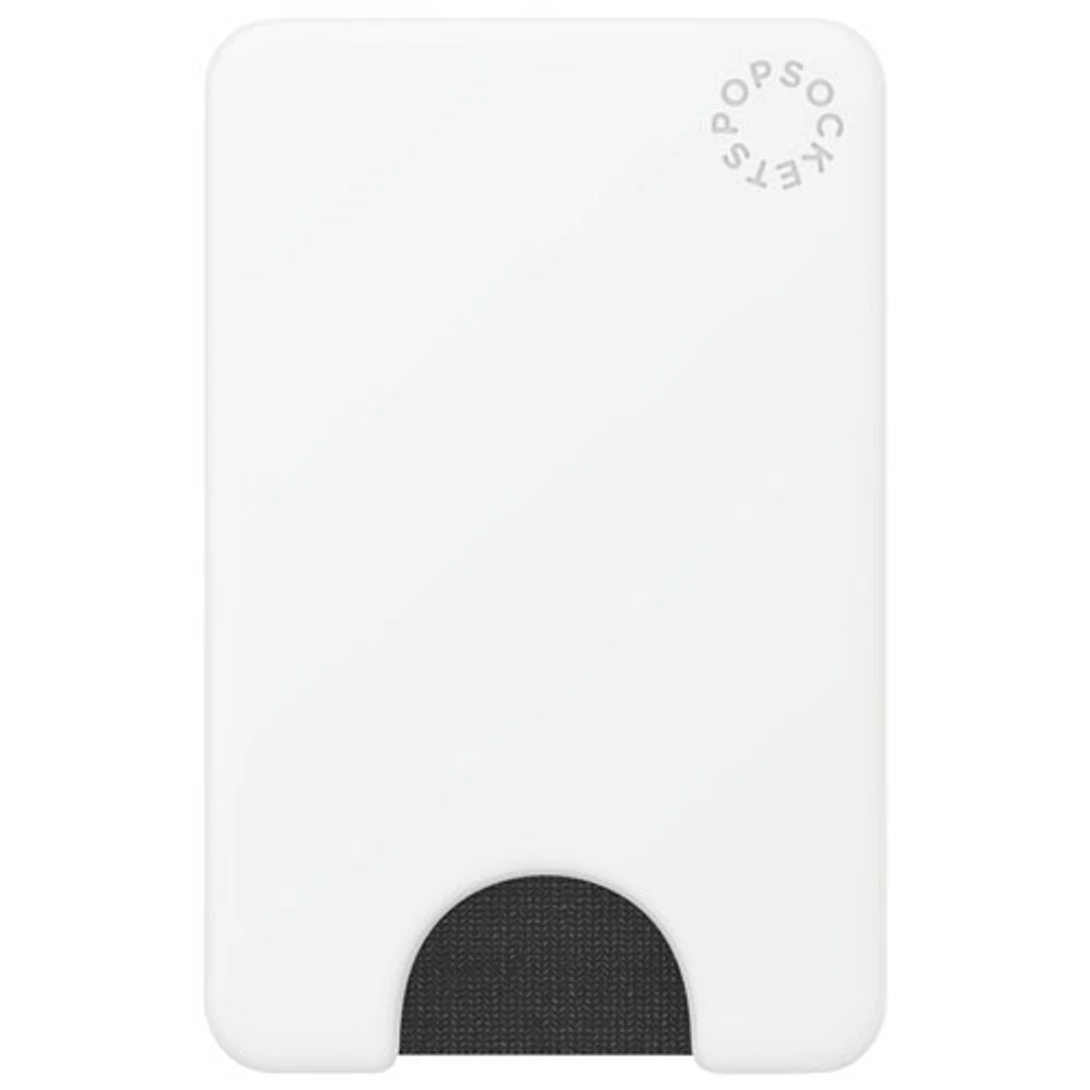 Portefeuille de téléphone MagSafe PopWallet de PopSockets - Blanc