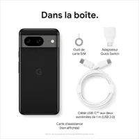 Pixel 8 de Go de Google avec Freedom Mobile - Noir volcanique