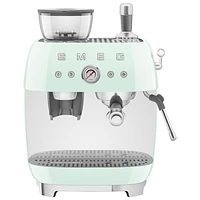 Smeg Manual Espresso Coffee Machine with Frother & Coffee Grinder