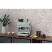 Smeg Manual Espresso Coffee Machine with Frother & Coffee Grinder