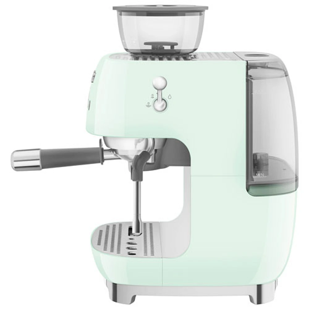 Smeg Manual Espresso Coffee Machine with Frother & Coffee Grinder