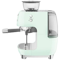 Smeg Manual Espresso Coffee Machine with Frother & Coffee Grinder