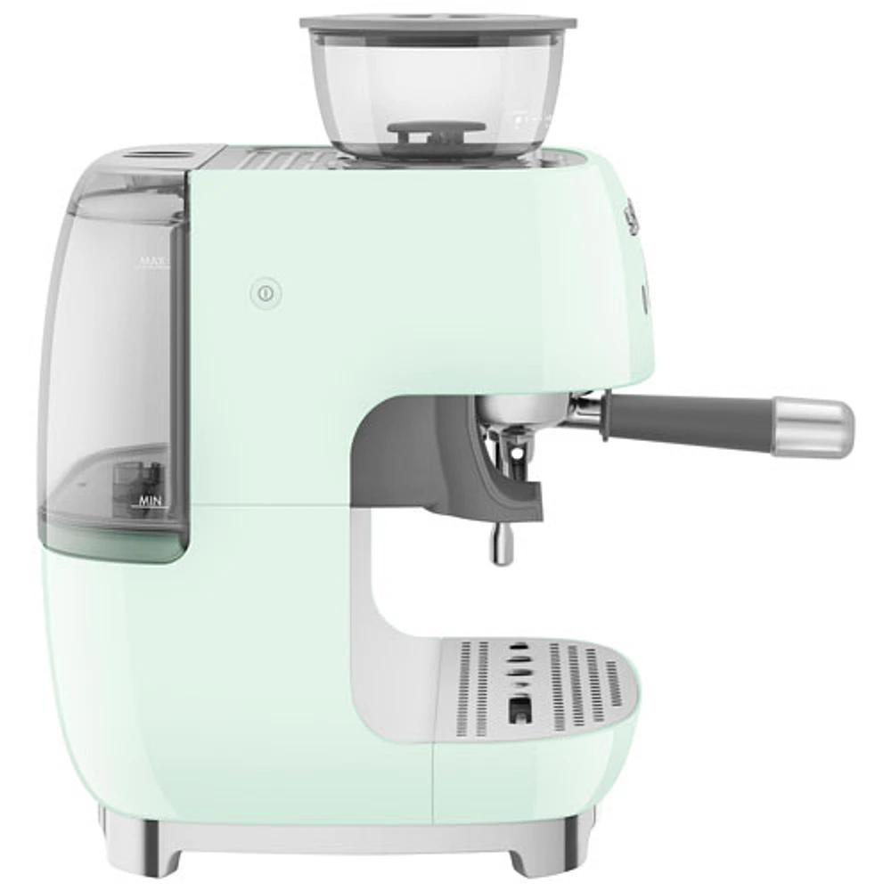 Smeg Manual Espresso Coffee Machine with Frother & Coffee Grinder