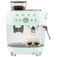 Smeg Manual Espresso Coffee Machine with Frother & Coffee Grinder