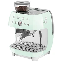 Smeg Manual Espresso Coffee Machine with Frother & Coffee Grinder