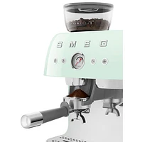 Smeg Manual Espresso Coffee Machine with Frother & Coffee Grinder