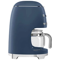 Smeg Drip Coffee Maker - 10-Cup - Navy Blue