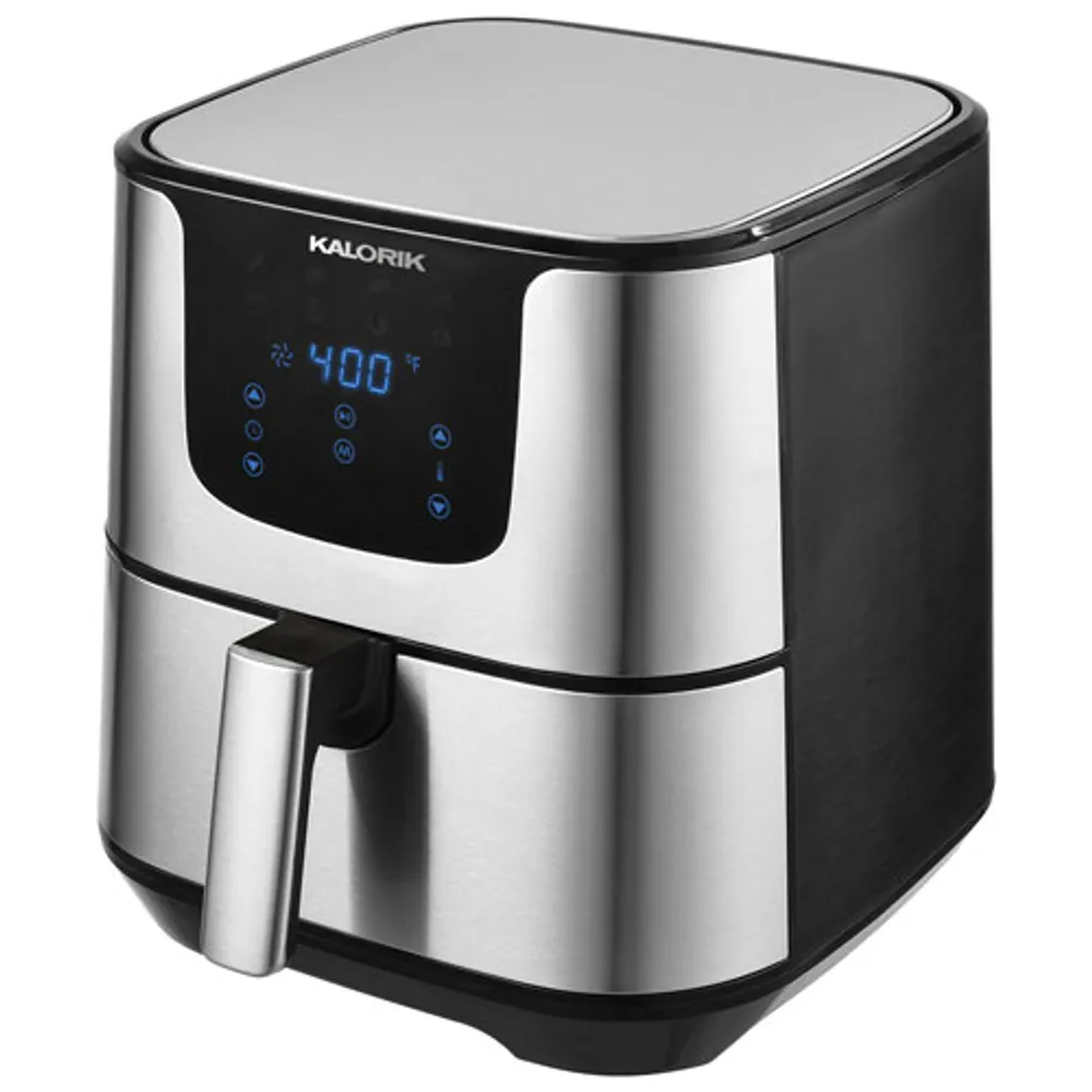 Kalorik 12 Quart Air Fryer Oven, Black/Stainless Steel