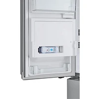 Réfrigérateur à deux portes de 31 pi³ et 36 po avec distributeur d'eau et de glaçons de LG (LRYXS3106S) - Inox résistant aux taches