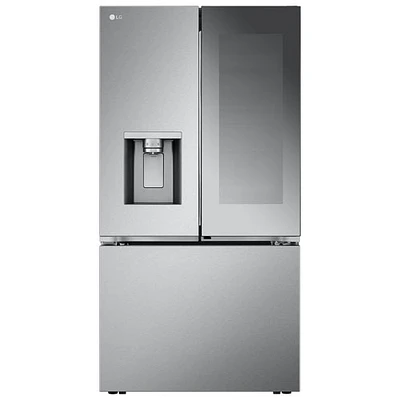 LG 36" 31 Cu. Ft. French Door Refrigerator w/ Water & Ice Dispenser (LRYKS3106S) - Smudge Proof Stainless Steel