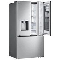 LG 36" 31 Cu. Ft. French Door Refrigerator w/ Water & Ice Dispenser (LRYKS3106S) - Smudge Proof Stainless Steel