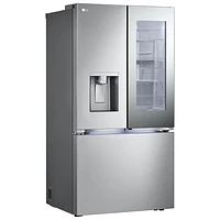 LG 36" 31 Cu. Ft. French Door Refrigerator w/ Water & Ice Dispenser (LRYKS3106S) - Smudge Proof Stainless Steel