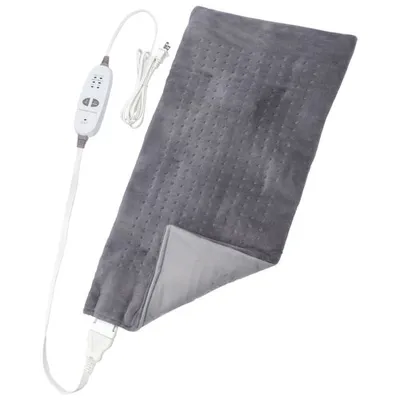 Sharper Image Calming Heat Massaging Weighted Heating Pad (CWT34006) - Black